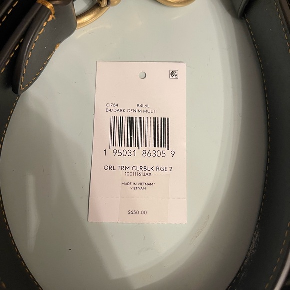 Coach leather Rogue medium like New purse - Picture 6 of 16